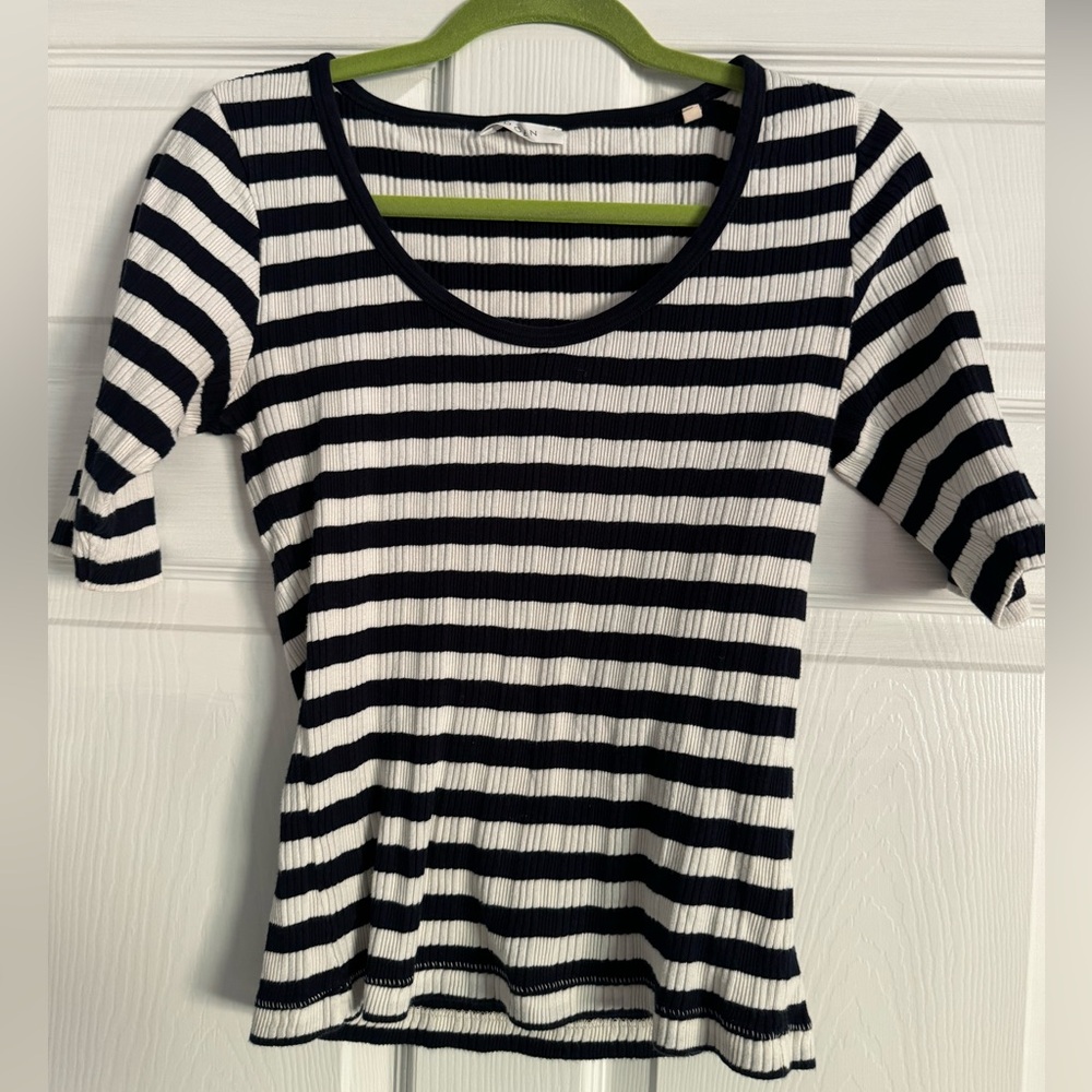 Doen Jacqueline Striped Tee Medium